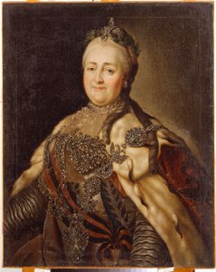 Porträt der Kaiserin Katharina II. (1729-1796) von Carl Ludwig Christinek