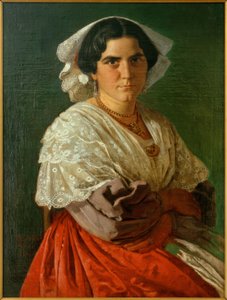 C. L. Jessen, Bildnis einer Italienerin in Volkstracht