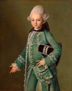 Porträt von Graf Alexei Bobrinsky als Kind von Carl Ludwig Johann Christineck