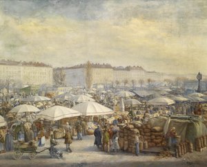 Reges Treiben am Naschmarkt (Wien)