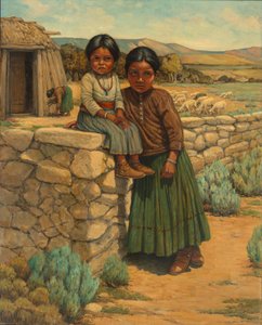 Navajo-Schwestern von Carl Moon
