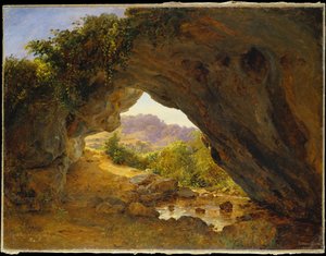 Gewölbte Felsen bei Civitella II von Carl Morgenstern