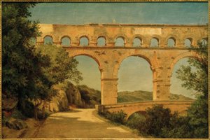 Pont du Gard bei Nîmes von Carl Morgenstern