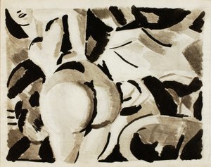 Nackte Frau, Rückansicht von Carl Newman