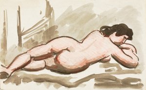 Liegender weiblicher Akt