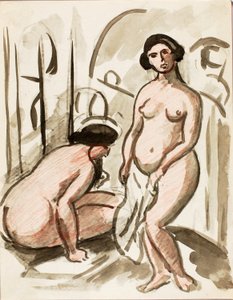 Zwei nackte Figuren