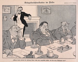 Kriegsberichterstatter im Felde