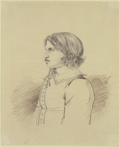 Bildnis eines unbekannten Studenten aus dem Kreis der "Teutschen Lesegesellschaft" in Heidelberg 1816 von Carl Philipp Fohr