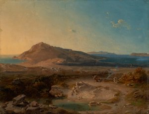 Die Insel Delos bei Sonnenaufgang