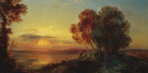 Sonnenuntergang am Starnberger See