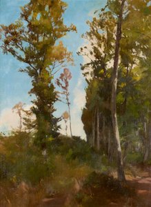 Waldlichtung bei Purkersdorf von Carl Schuch