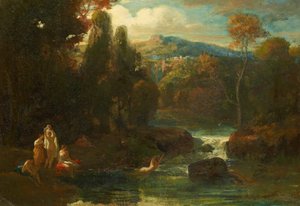 Badende Frauen von Carl Spitzweg