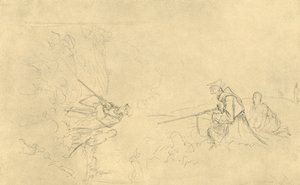Der Sonntagsjäger, Mitte-Ende 19. Jahrhundert, um 1924 von Carl Spitzweg