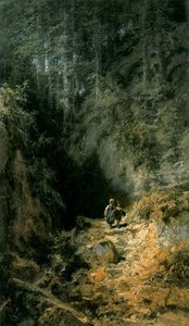 Schulkinder im Wald von Carl Spitzweg