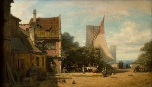 Gasthaus am See von Carl Spitzweg
