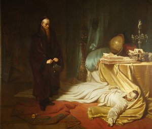 Seni am toten Körper von Wallenstein, 1855