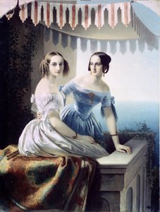 Porträt der Großherzoginnen Maria Nikolajewna von Russland