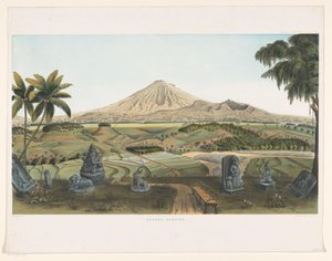 Vulkan Sumbing auf Java von Carl Wilhelm Mieling (possibly)
