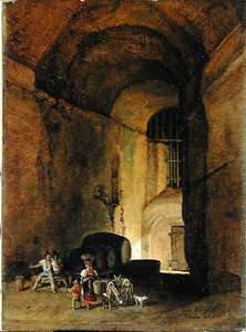 Eine Osteria, 1830 (1836?) von Carl Wilhelm von Heidick