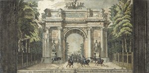 Fest in Catherinehof, 1824-1825 von Carl von Hampeln