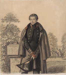 Porträt von A.W. Raevsky, frühe 1820er Jahre von Carl von Hampeln