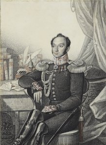 Porträt von Alexander Ivanovich Germann, 1822