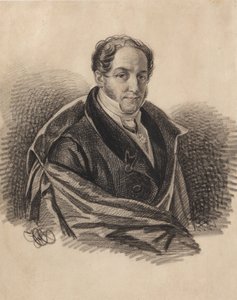 Porträt von Alexander Iwanowitsch Lorer 1779-1824, 1820er Jahre von Carl von Hampeln