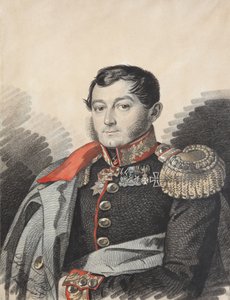 Porträt von Pyotr Nikolaevich Yermolov 1787-1844, 1820er Jahre