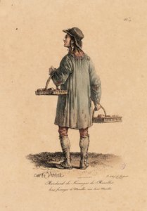 Ein Käsehändler der Marolles aus 