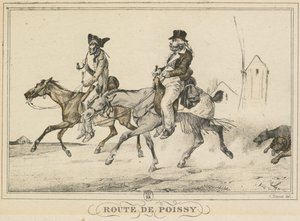 Szenen des täglichen Lebens, Straßen und Wege: Straße nach Poissy