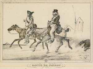 Szenen des täglichen Lebens, Straßen und Wege: Straße nach Poissy