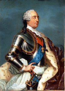 Porträt von Ludwig XV. (1710 - 1774) (Gemälde von Carle Van Loo)
