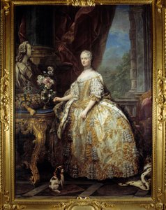 Porträt von Königin Maria Leszczyńska, Königin von Frankreich von Carle van Loo