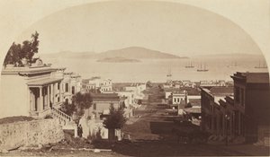 Alcatraz-Insel und San Francisco Bay, Blick nach Norden