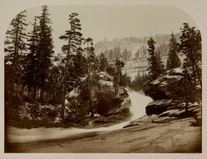 Wasserfall, Nevada Falls, Yosemite, Kalifornien