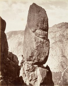 Magischer Turm, Yosemite, ca. 1872, gedruckt ca. 1876 von Carleton E. Watkins.