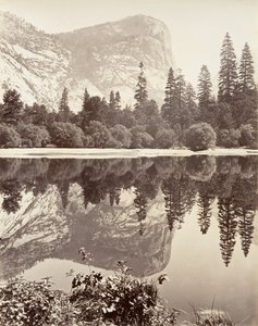 Mirror Lake, Yosemite, um 1872, gedruckt um 1876 von Carleton E. Watkins.