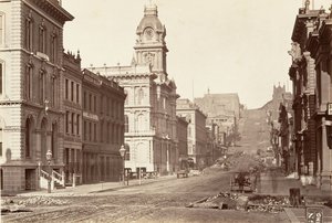 Südseite der California Street, 1864, gedruckt ca. 1876