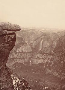 Die Yosemite-Fälle, vom Glacier Point, 1878-1881