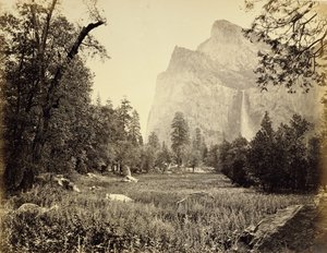 Brautschleier, 900 ft. von Carleton Watkins