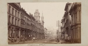California Street von Carleton Watkins