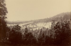 Gesamtansicht, Relief Hill, Nevada, Co. von Carleton Watkins