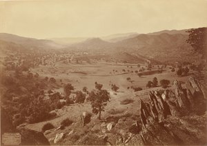 Gesamtansicht der Tehachapi-Schleife, S.P.R.R. von Carleton Watkins
