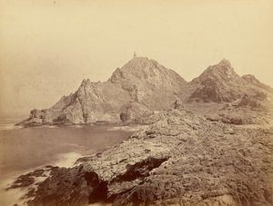 [Leuchtturm, Farallon-Inseln] / [An den Farallones] von Carleton Watkins