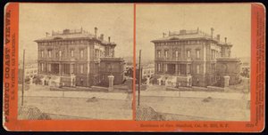 Residenz von Gouverneur Stanford, Cal. St. Hill, S.F