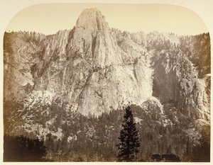 Wächter (Vorderansicht) 3270 ft. Yosemite von Carleton Watkins