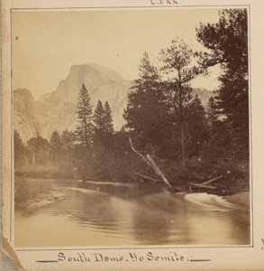 Südkuppel, Yosemite von Carleton Watkins