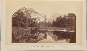 Die Kuppeln, Yosemite-Tal von Carleton Watkins