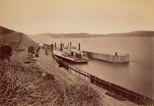 Die Fähre "Solano" von Carleton Watkins