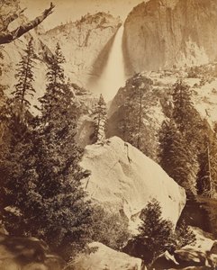 [Oberer Yosemite-Fall 1600 ft.] von Carleton Watkins
